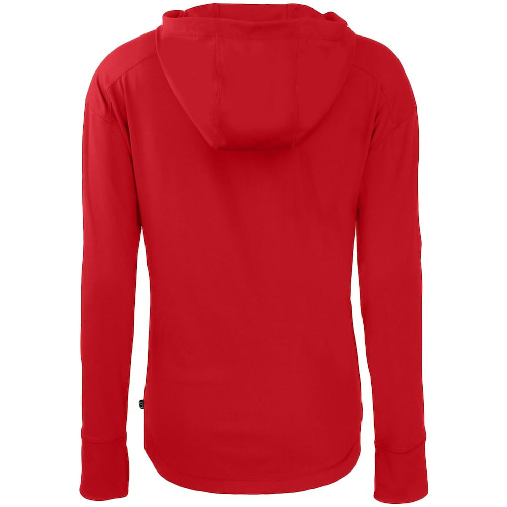 Kansas City Chiefs Cutter & Buck Women's Primary Mark Daybreak Eco Recycled Full-Zip Hoodie Red