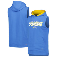 Los Angeles Chargers MSX by Michael Strahan Captain Sleeveless Hoodie T-Shirt Powder Blue