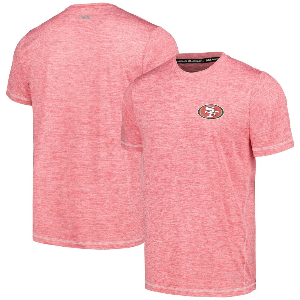 San Francisco 49ers MSX by Michael Strahan Motion Space-Dye T-Shirt Scarlet