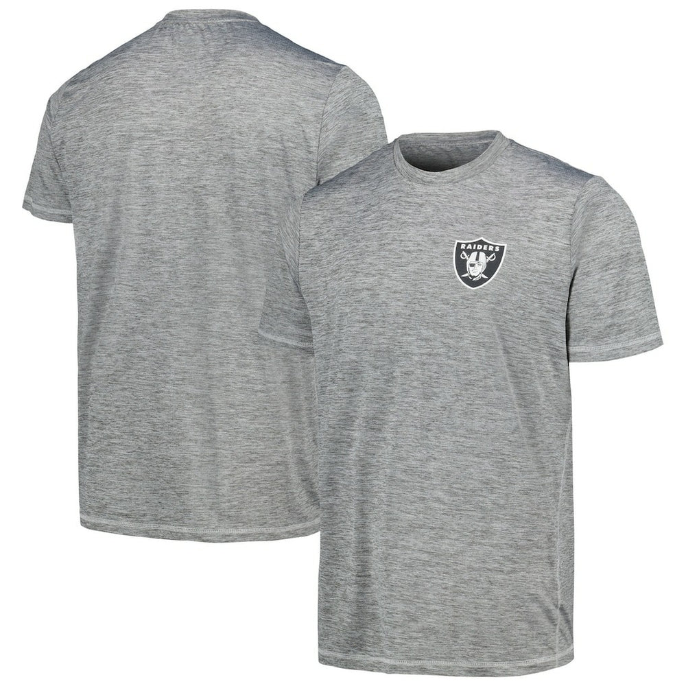 Las Vegas Raiders MSX by Michael Strahan Motion Space-Dye T-Shirt Gray