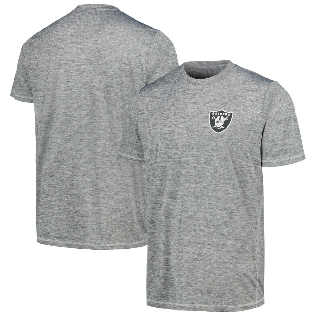 Las Vegas Raiders MSX by Michael Strahan Motion Space-Dye T-Shirt Gray