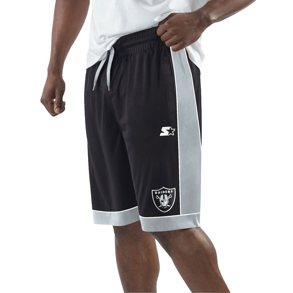 Las Vegas Raiders Starter Fan Favorite Fashion Shorts Black/Silver