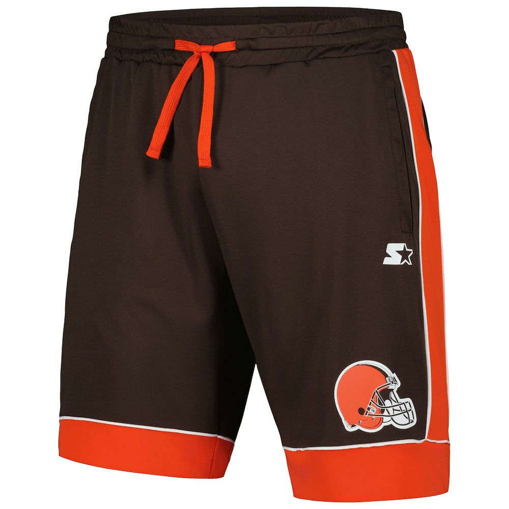 Cleveland Browns Starter Fan Favorite Fashion Shorts Brown/Orange