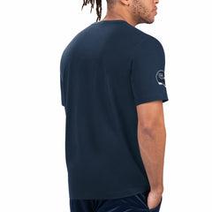 Tennessee Titans Starter Finish Line Extreme Graphic T-Shirt Navy/Light Blue