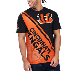 Cincinnati Bengals Starter Finish Line Extreme Graphic T-Shirt Black/Orange