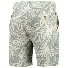 Pittsburgh Steelers Margaritaville Sandwashed Monstera Print Amphib Shorts Gray