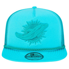New Era Miami Dolphins Aqua Active Tone Golfer Snapback Hat