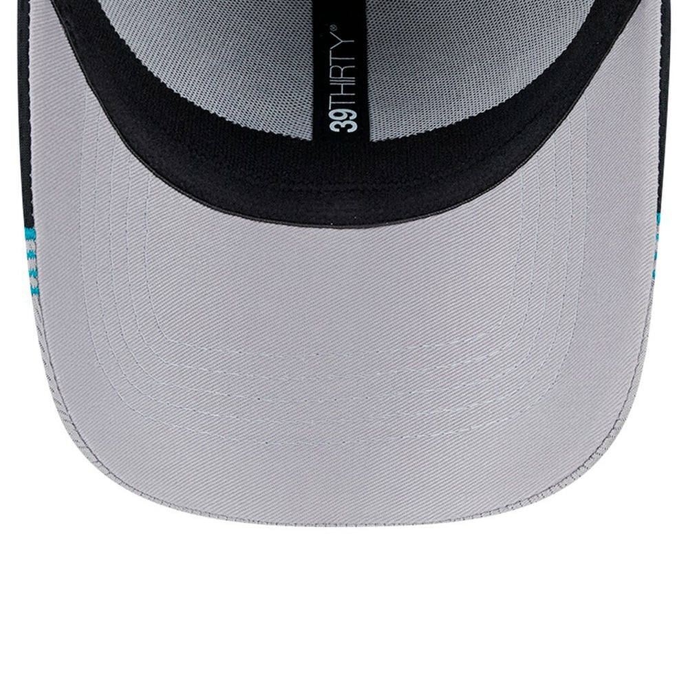 New Era Jacksonville Jaguars Gray Throwback Active Visor Trim 39THIRTY Flex Hat