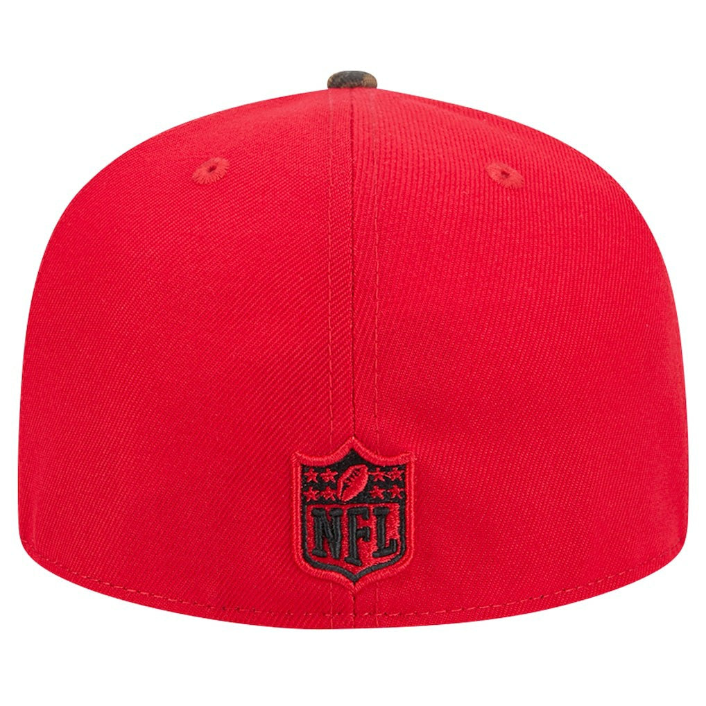 New Era Kansas City Chiefs Red Active Two-Tone Camo 59FIFTY Fitted Hat