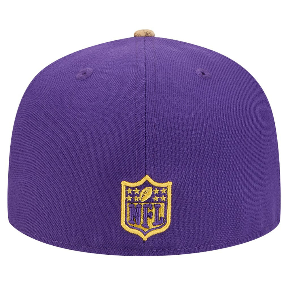 New Era Minnesota Vikings Purple Active Two-Tone Camo 59FIFTY Fitted Hat