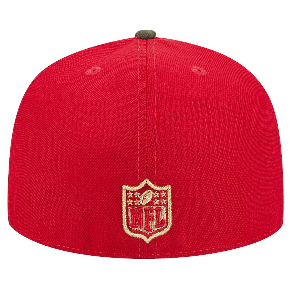 New Era San Francisco 49ers Scarlet Active Two-Tone Camo 59FIFTY Fitted Hat