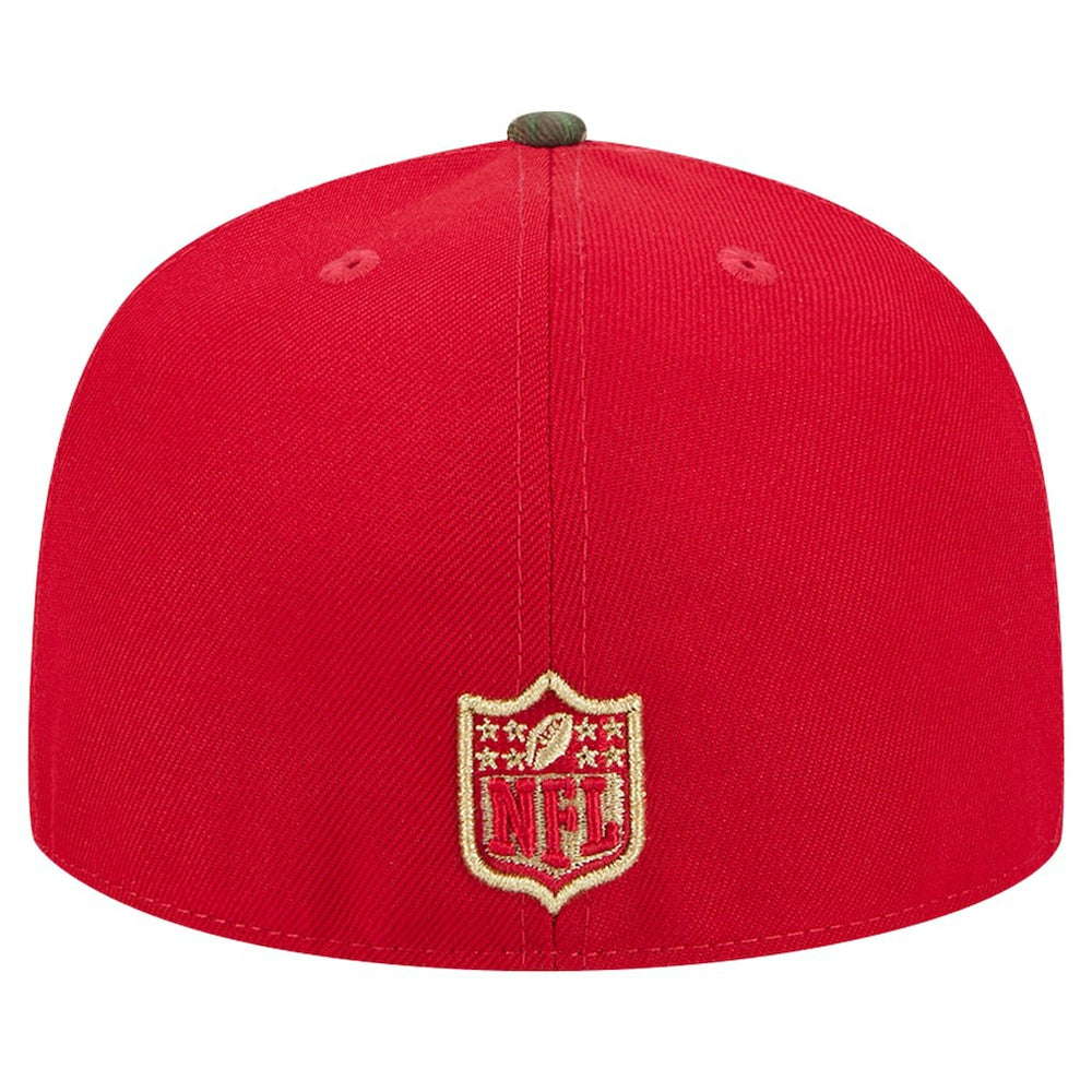 New Era San Francisco 49ers Scarlet Active Two-Tone Camo 59FIFTY Fitted Hat