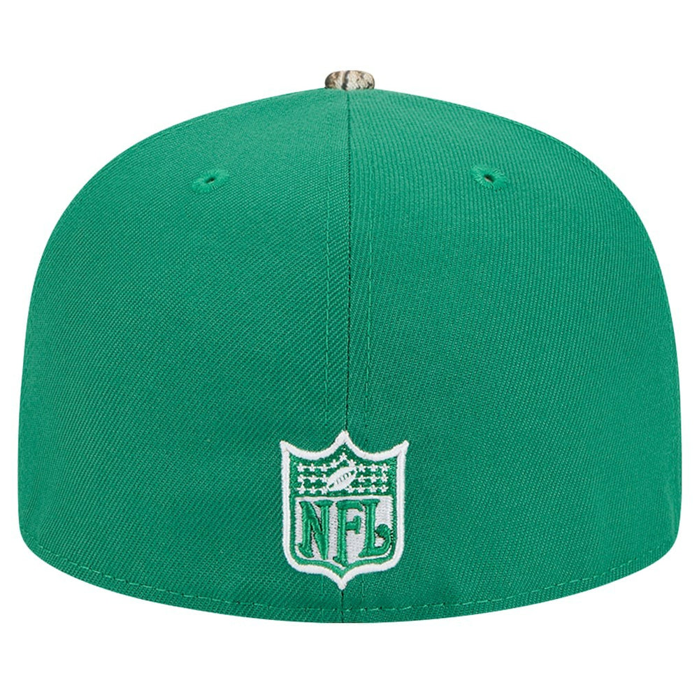 New Era Philadelphia Eagles Kelly Green Active Two-Tone Camo 59FIFTY Fitted Hat