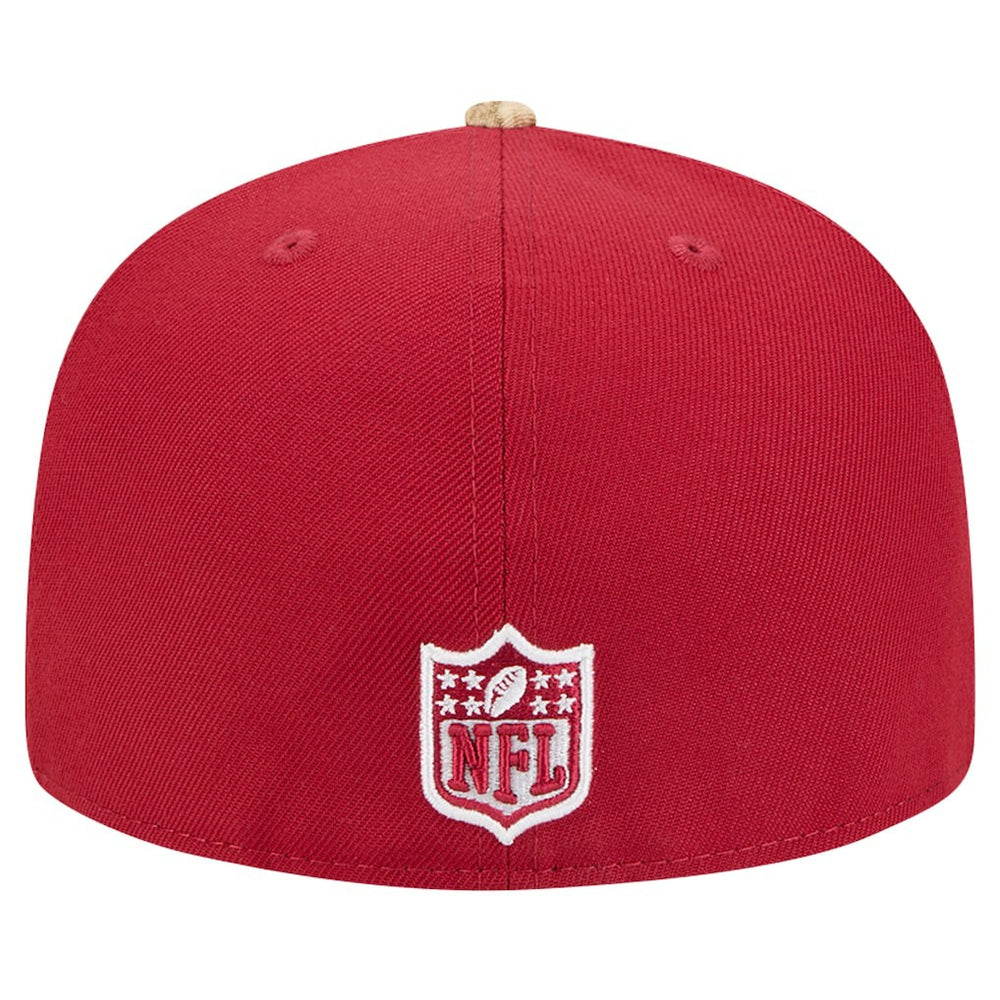 New Era Arizona Cardinals Cardinal Active Two-Tone Camo 59FIFTY Fitted Hat