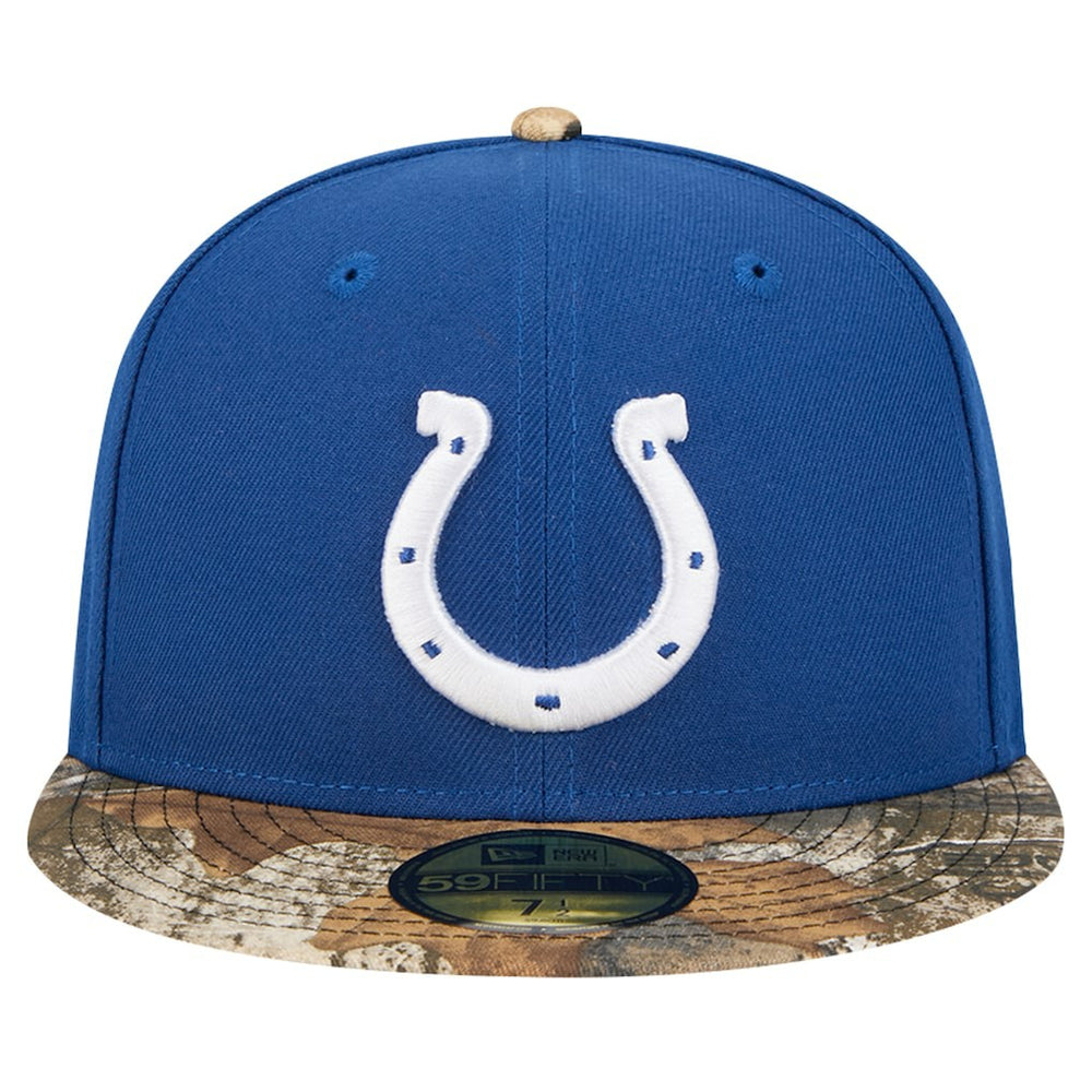 New Era Indianapolis Colts Royal Active Two-Tone Camo 59FIFTY Fitted Hat