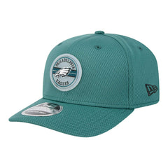 Philadelphia Eagles New Era Adventure Patched 9SEVENTY Stretch-Snap Adjustable Hat Midnight Green