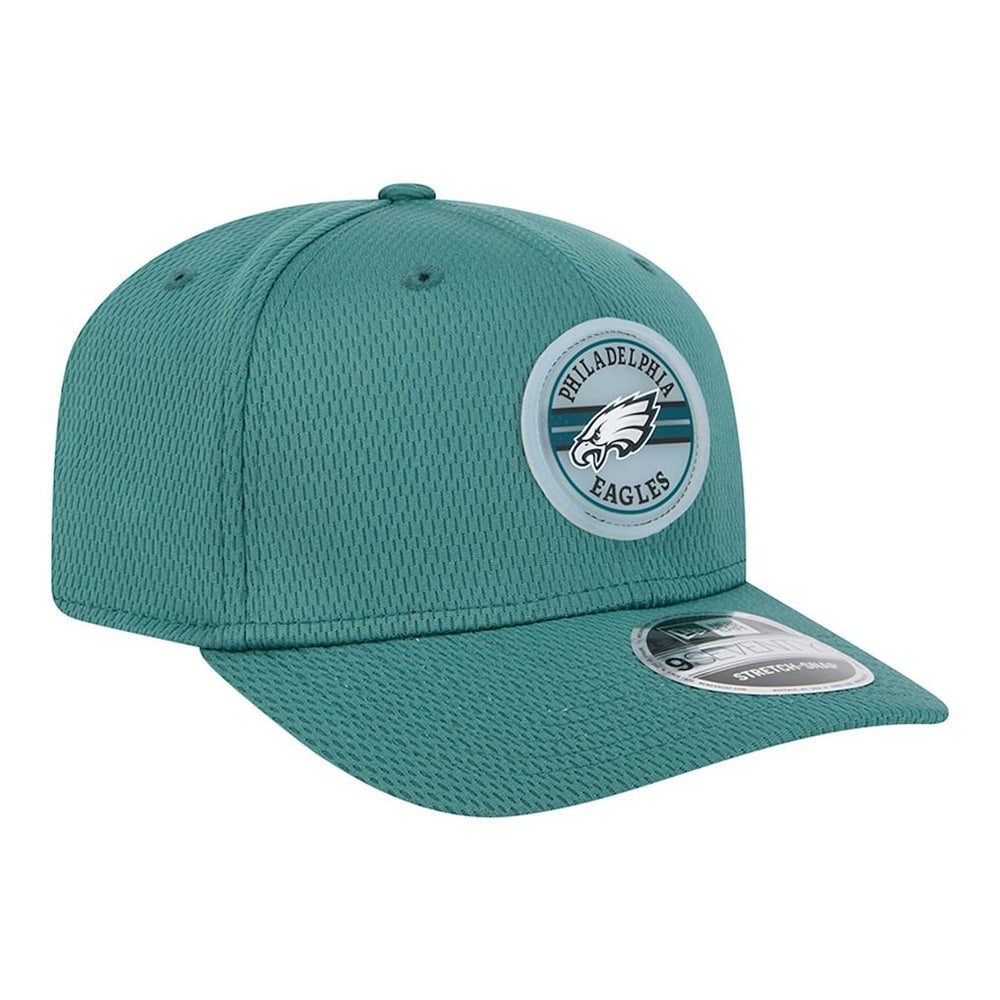 Philadelphia Eagles New Era Adventure Patched 9SEVENTY Stretch-Snap Adjustable Hat Midnight Green