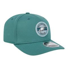 Philadelphia Eagles New Era Adventure Patched 9SEVENTY Stretch-Snap Adjustable Hat Midnight Green