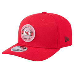 Kansas City Chiefs New Era Adventure Patched 9SEVENTY Stretch-Snap Adjustable Hat Red