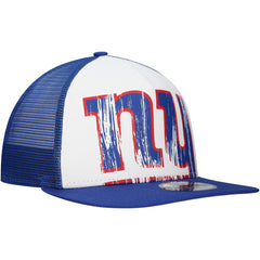 New Era New York Giants Distressed 9FIFTY A-Frame Snapback Hat White/Royal