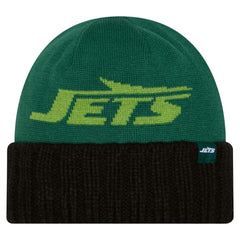 New York Jets New Era Oversize Cuffed Knit Hat Green