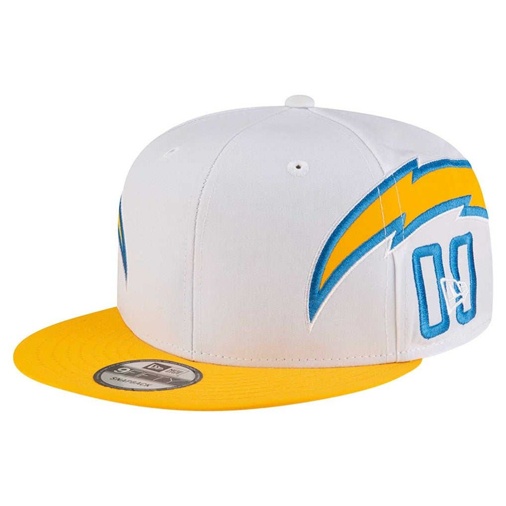Los Angeles Chargers New Era Helmet 9FIFTY Snapback Hat White