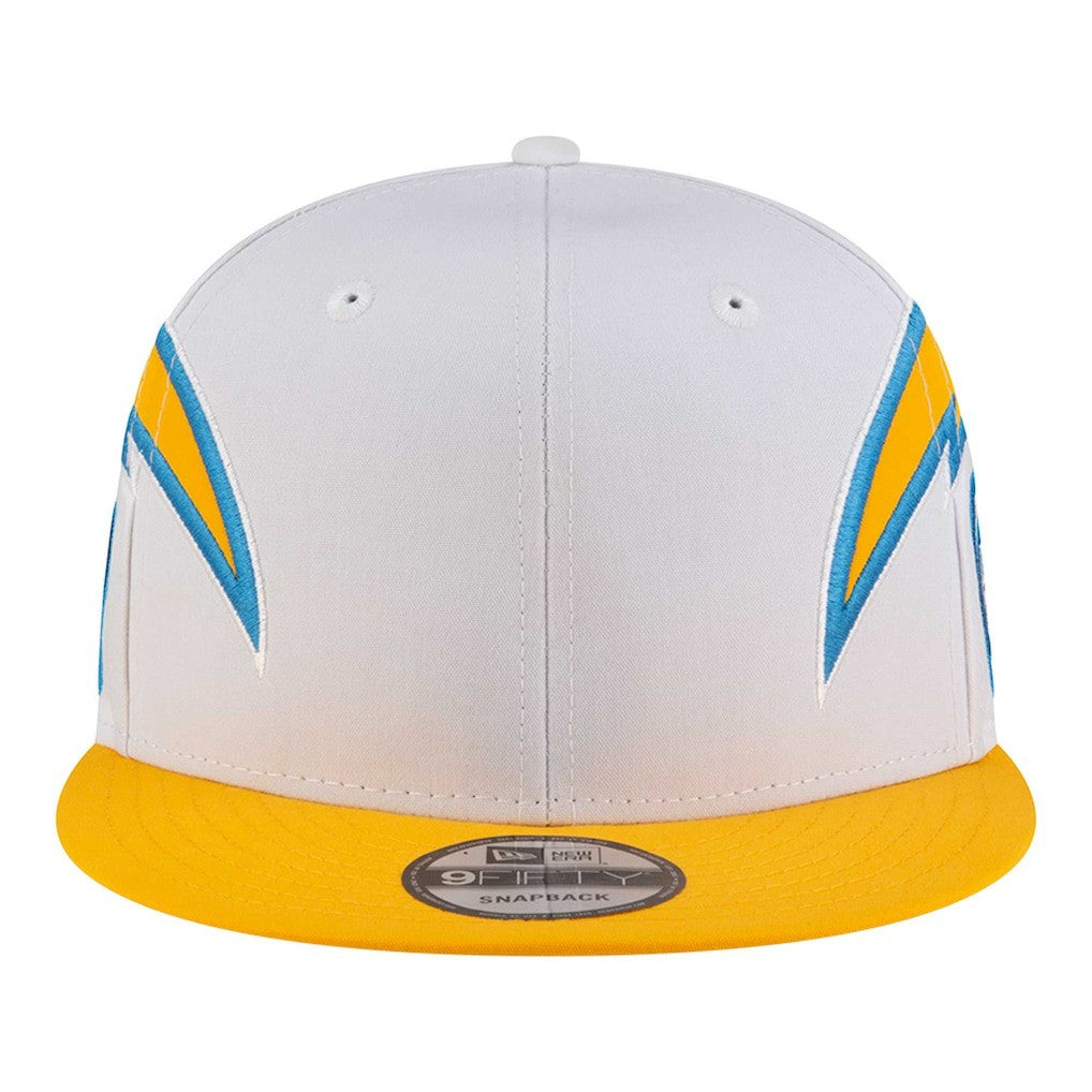 Los Angeles Chargers New Era Helmet 9FIFTY Snapback Hat White