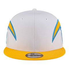 Los Angeles Chargers New Era Helmet 9FIFTY Snapback Hat White