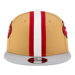 San Francisco 49ers New Era Throwback Helmet 9FIFTY Snapback Hat Gold