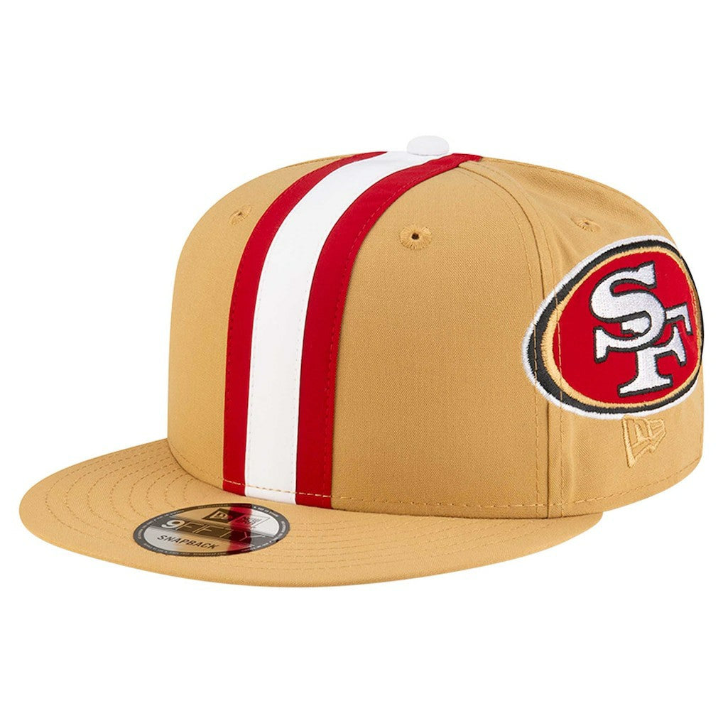 San Francisco 49ers New Era Helmet 9FIFTY Snapback Hat Gold