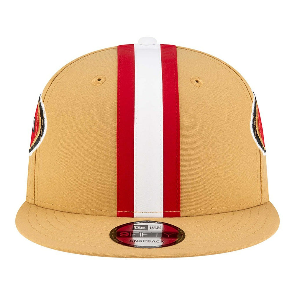 San Francisco 49ers New Era Helmet 9FIFTY Snapback Hat Gold
