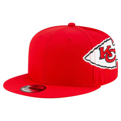Kansas City Chiefs New Era Helmet 9FIFTY Snapback Hat Red