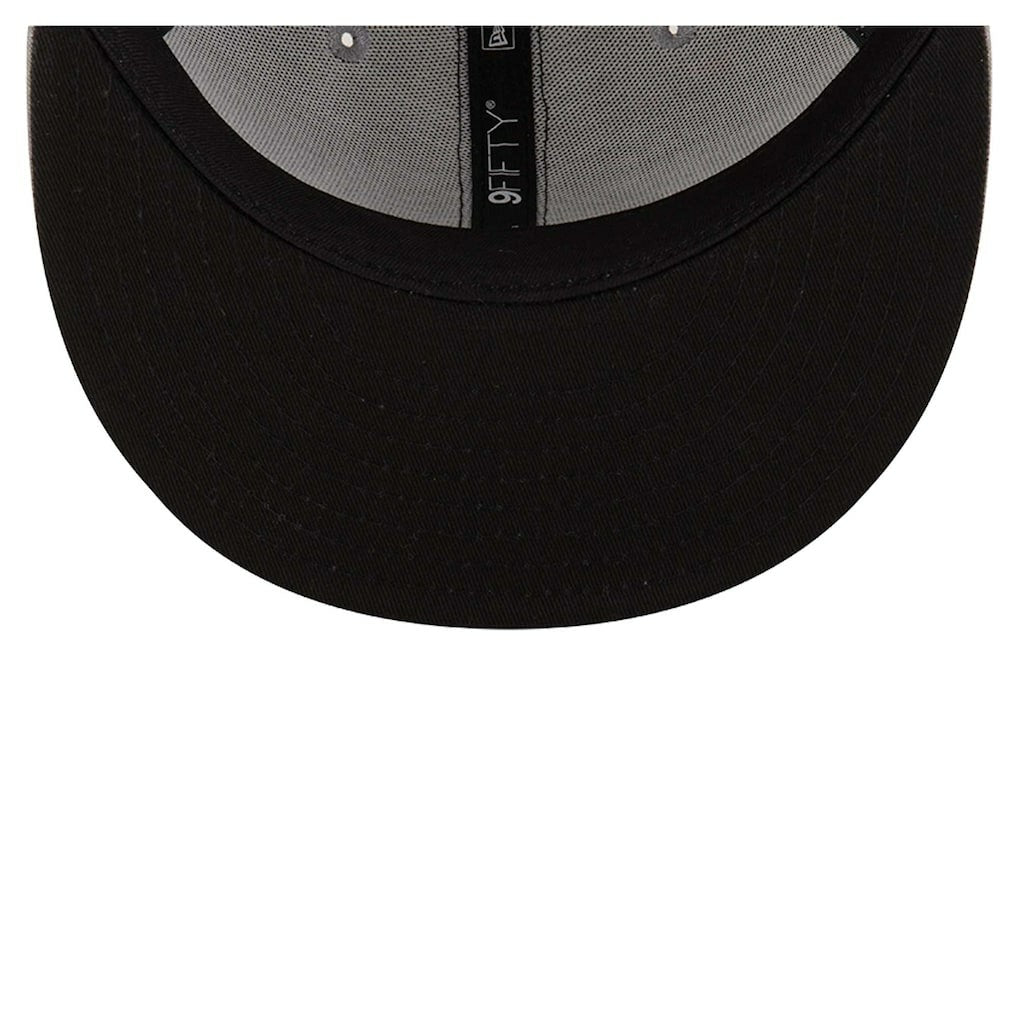 Las Vegas Raiders New Era Helmet 9FIFTY Snapback Hat Gray