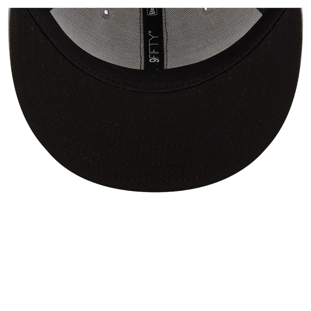 Las Vegas Raiders New Era Helmet 9FIFTY Snapback Hat Gray