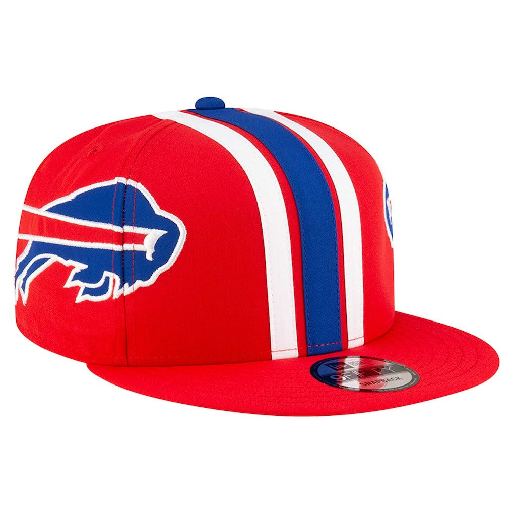 Buffalo Bills New Era Throwback Helmet 9FIFTY Snapback Hat Red