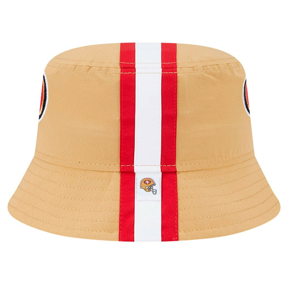 San Francisco 49ers New Era Helmet Bucket Hat Gold