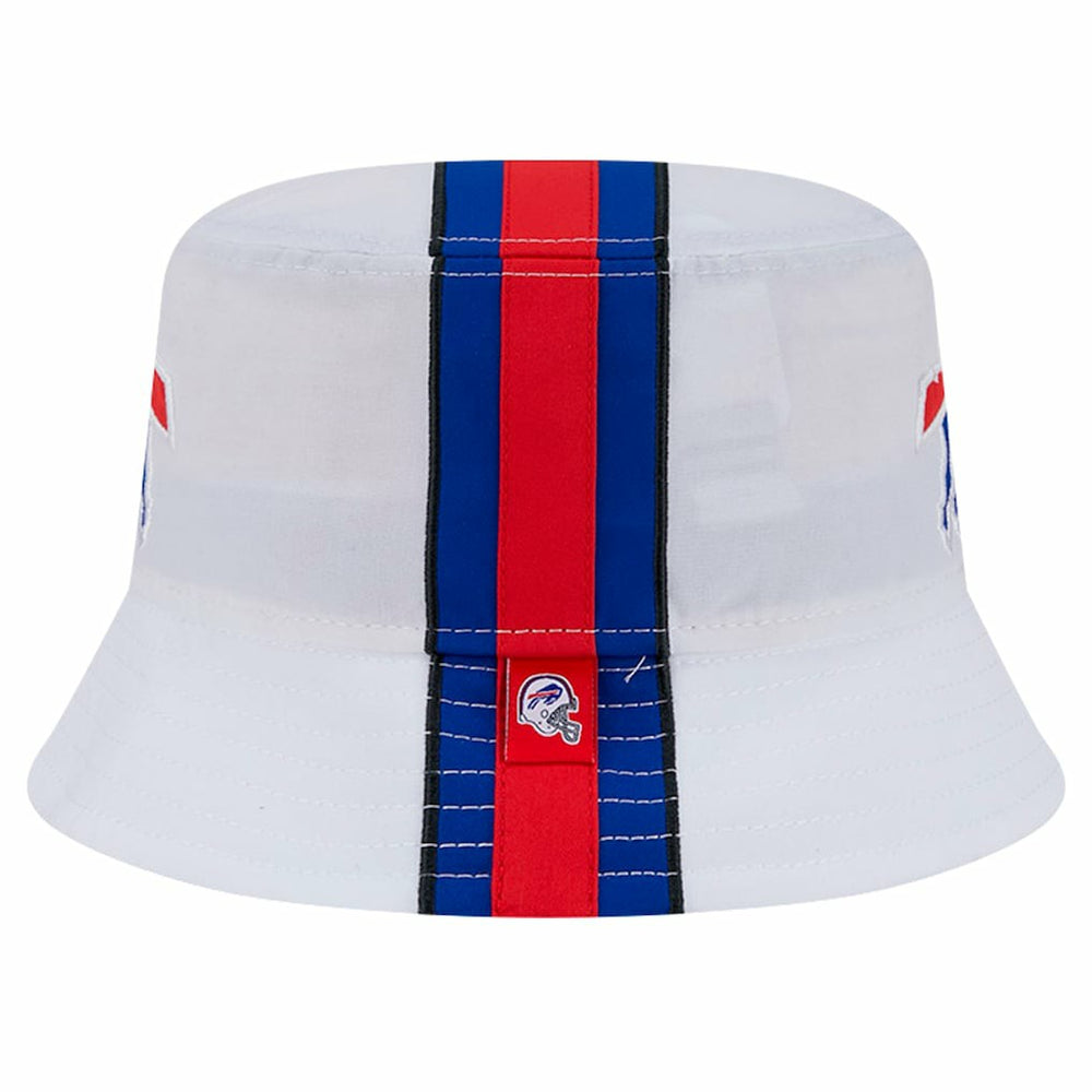 Buffalo Bills New Era Helmet Bucket Hat White