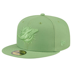 Miami Dolphins New Era Color Pack 59FIFTY Fitted Hat Green