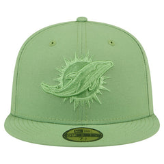 Miami Dolphins New Era Color Pack 59FIFTY Fitted Hat Green