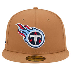 Tennessee Titans New Era Color Pack 59FIFTY Fitted Hat with Side Patch Tan