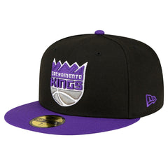 Sacramento Kings 2-Tone 59FIFTY Fitted Hat Black/Purple
