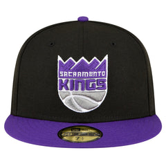 Sacramento Kings 2-Tone 59FIFTY Fitted Hat Black/Purple