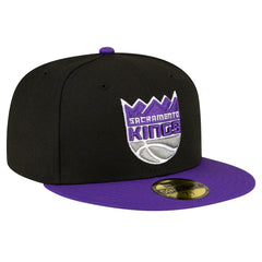 Sacramento Kings 2-Tone 59FIFTY Fitted Hat Black/Purple