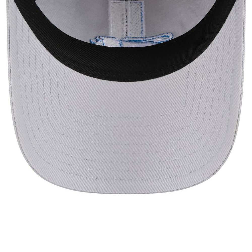Detroit Lions New Era Women's Throwback Main Core Classic 2.0 9TWENTY Adjustable Hat Silver