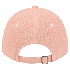 Miami Dolphins New Era Women's Cozy Sherpa 9FORTY Adjustable Hat Light Pink