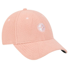 Pittsburgh Steelers New Era Women's Cozy Sherpa 9FORTY Adjustable Hat Light Pink
