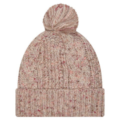 Miami Dolphins New Era Women's Trendy Tone Cuffed Knit Hat with Pom Stone