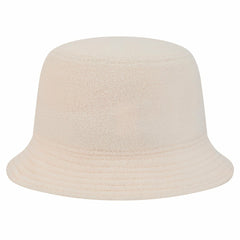 Miami Dolphins New Era Women's Cozy Sherpa Bucket Hat Cream