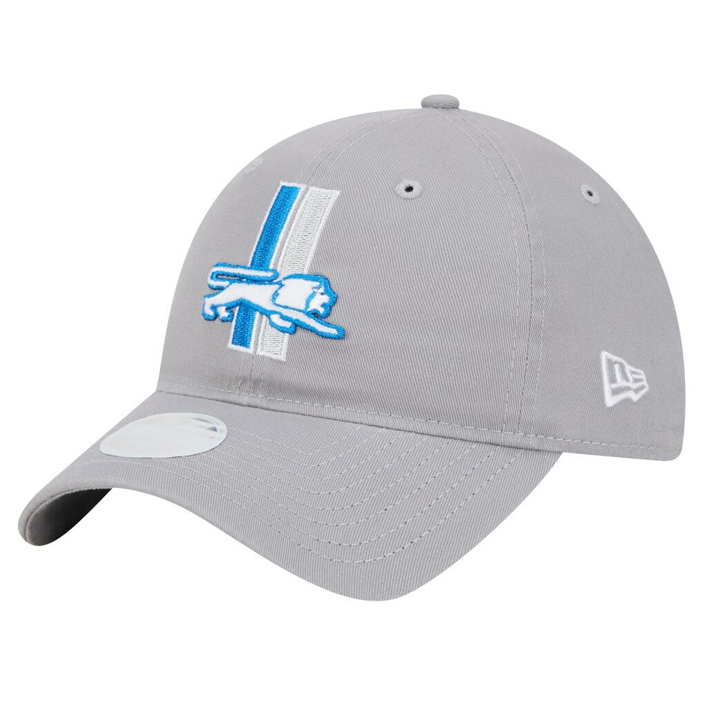 Detroit Lions New Era Women's Main 9TWENTY Adjustable Hat Gray
