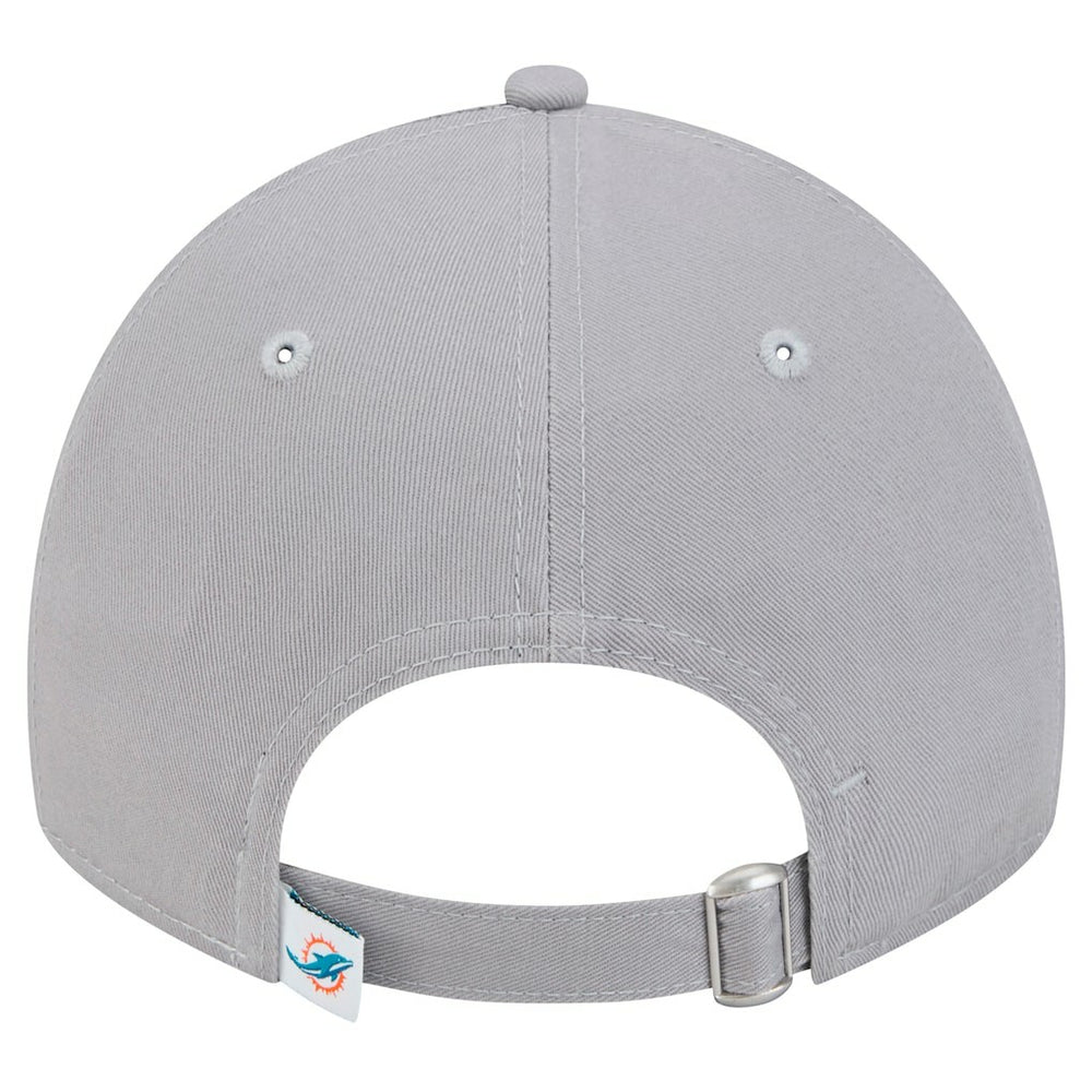 Miami Dolphins New Era Women's Main 9TWENTY Adjustable Hat Gray